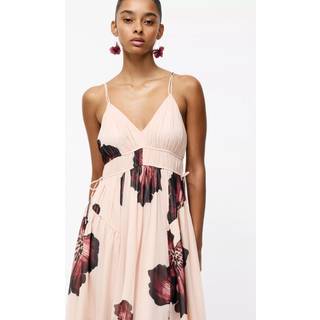 French Connection French Connection Pink Elyse Hallie Crinkle Maxi Dress