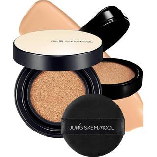 JUNG SAEM MOOL Essential Skin Nuder Longwear Cushion Langtidsholdbar foundation pude SPF 50+ + One Refill Skygge Medium 2x14 g - 2x14 g