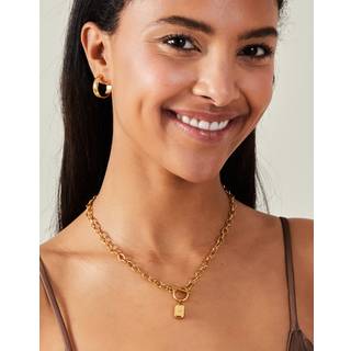 Accessorize Accessorize Gold 14ct Plated T-Bar Star Pendant Necklace