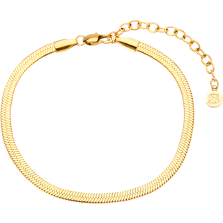 Snake - Armbånd Forgyldt
