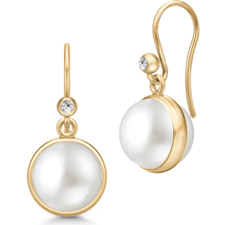 Prime Earrings White Pearl