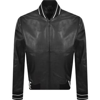 Versace Jeans Couture Leather Jacket Black