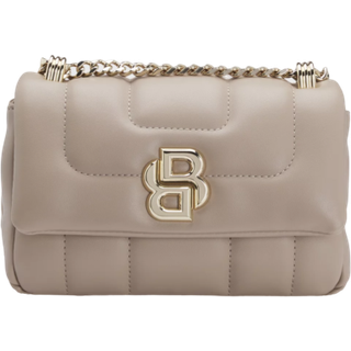 Quiltet skuldertaske med dobbelt B-monogram