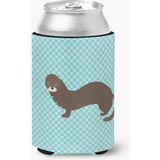 """" Carolines skatte russiske eller europæiske minkblå check -dekorativ kan hugger flerfarvet """"