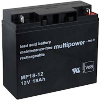 Powery BleiBatteri (multipower) MP18-12I Vds kompatibel med FIAMM Typ FG21803