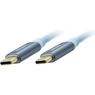 SUPRA USB-C, Isblå (100W, SuperSpeed+ 10 Gbps) | 3 meter | PRIS-MATCH