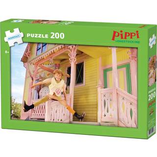 Kärnan Pippi Langstrømpe Puslespil 200 Brikker
