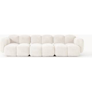 Modulsofa Tayla i teddy bouclé (4-personers)