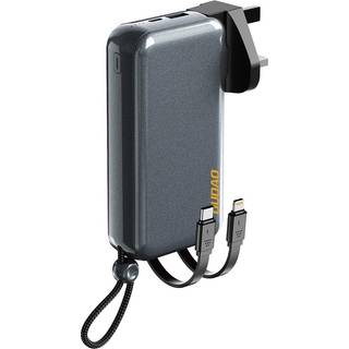 Dudao 2in1 Powerbank 10000mAh med 3 opladningsstik - Grå
