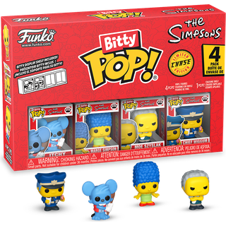 SIMPSONS - Bitty Pop 4 Pack 2.5cm - Itchy