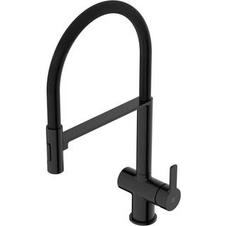 Gustavsberg GB4120805953 Køkkenbatteri med aftrækbar tud Sort