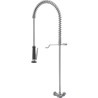 KWC Storkøkkenarmatur med forbruser, 2 greb, 1 huls. (u/tud). Krom