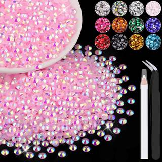 4000pcs 4 mm harpiks gelé rhinestones i bulk (lyseros