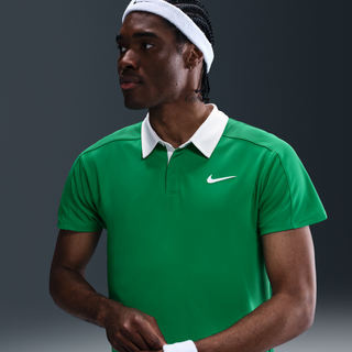 NikeCourt Slam Dri-FIT ADV-tennispolo til mænd - grøn - XS