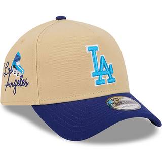 LA Dodgers City Sidepatch Light Beige 9FORTY A-Frame Adjustable Cap newera adult unisex Cream newera adult unisex Cream newera adult unisex Cream newe - Osfm