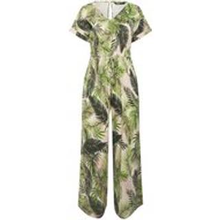 Yours Curve Yours Curve Green 100% Cotton Jumpsuit