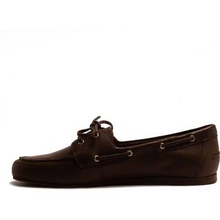 Off The Hook Off The Hook Brown Westwood Casual Lace-Up Leather Boat Shoes