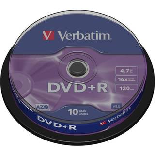 Verbatim DVD+R-skiver - 10-pak