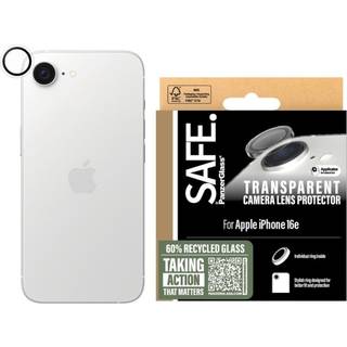SAFE. iPhone 16e kamera linse beskyttelse, transp