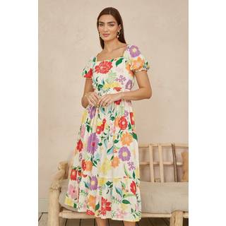 Yumi Yumi Big Blomster Midi Kjole - 40