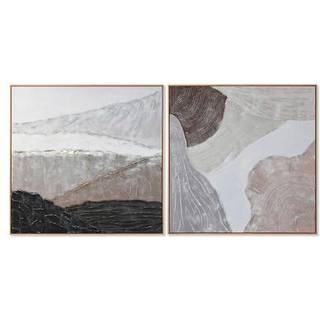 Maleri Home ESPRIT Træ Lærred 123 x 4,3 x 123 cm 122,6 X 4,3 X 122,6 CM