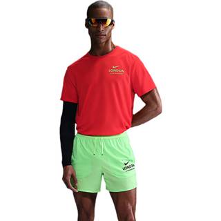 Nike City MRTH Miler SS Tee Str. M Rød