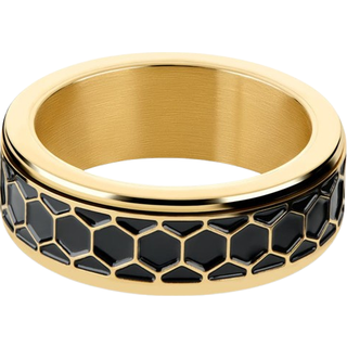 Enthumema | 8 mm Guldfarvet Bikage Antistress Ring
