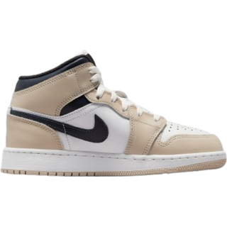 Air Jordan 1 Mid-sko til større børn - hvid - 38