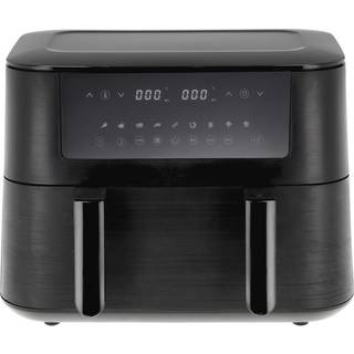Dobbelt airfryer 2800 watt fra HOLM - Black farve - ABS/PP