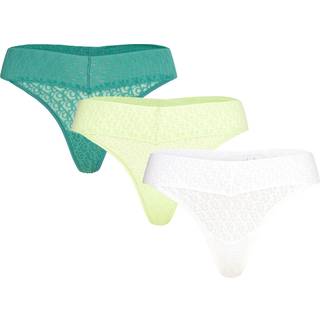 3 Pack Low Rise Thongs - Icon Logo Lace - Multi - XL