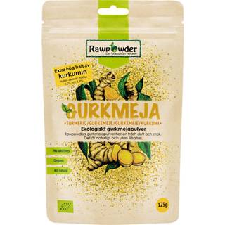 RawPowder Gurkemejepulver, 125 g