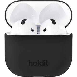 Holdit AirPods 4 Silicone etui (sort)