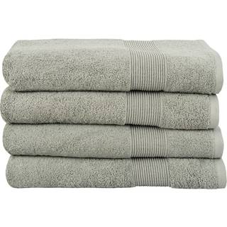 Økologisk badehåndklæde - 70x140 cm - 100% GOTS-certificeret bomuld - Grønt badehåndklæde fra Premium By Borg