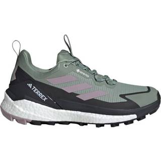 Adidas Women's TERREX Free Hiker 2.0 Low GORE-TEX Hiking Shoes Silver Green/Preloved Fig/Carbon, Silgrn/Prlofi/Carbon, 38