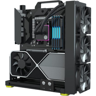 PC Creative Assembly Frame Test B?nk Open Air Frame Case DIY Computer Bundkort Case Rack ITX ATX MATX/EATX ?bent aluminiumsramme chassis (EATX)