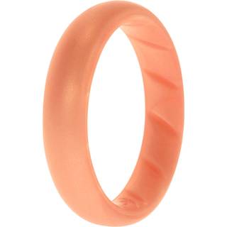 Silikone bryllup BR Solid Ring - Basic-Rose-Gold fra ROQ til kvinder - 10 mm Ring