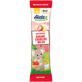 Alete bewusst Økologisk sprød stang banan jordbær mælk 278.00 DKK/1 kg (25 x 25.0g)