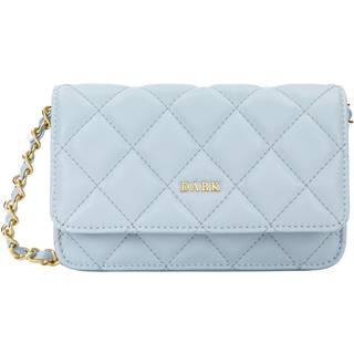 DARK Leather Quilted Mini Bag Ibiza Blue