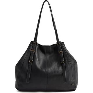 Depeche shopper taske i sort skind