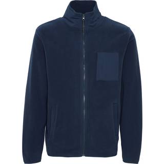 Blend Blend Blue Zip Through Funnel Neck Fleece