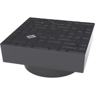 NID 315 mm karm/dæksel firkantet, fast, 12,5 t, komposit