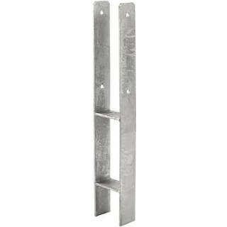 Plus H-Stolpefod til nedstøbning til 90x90mm stolpe 4839-1 ✓ På lager - klar til levering og afhentning