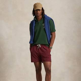 Ralph Lauren Traveller Swim Shorts Red Wine