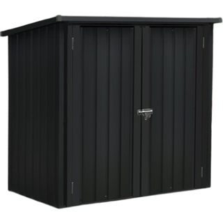 Redskabsskur Redskabsrum Haveskur,stålskab 1,47x0,86x1,34m, 1,26m²,ProShed®, Antracit