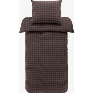 LAUREN sengesæt Enkeltseng økologisk - Brun