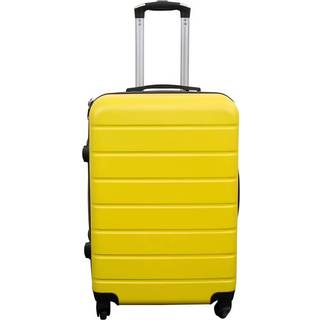 Kuffert - Hardcase kuffert - Str. Medium - Gul - Praktisk rejsekuffert