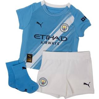 PUMA Manchester City 25/26 Home Babykit Toddler, Clothing, Light Blue/White, 2-4M