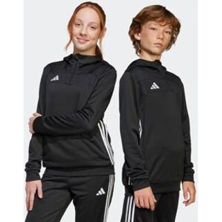 Tiro 25 Essentials Sweat Kids hættetrøje - Black / White - 176