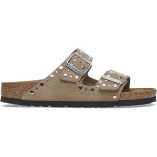 BIRKENSTOCK ARIZONA RIVET TAUPE SANDAL