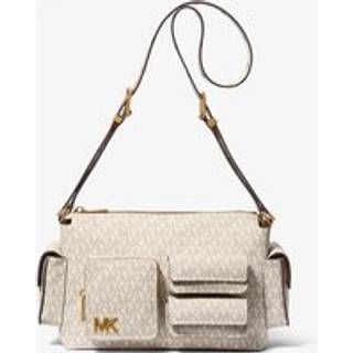 MK Dakota Medium Signature Logo Shoulder Bag - Natural - Michael Kors - ONE SIZE